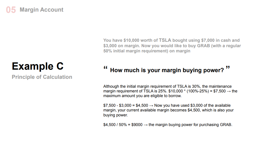 How to calculate the Margin Buying Power in M+ Global?