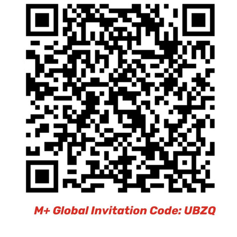 Scan this QR Code to register M+ Global now!.
