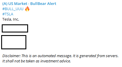 Automated AI Alert for US Market will send to my M+ Global / Mplus Global clients.